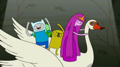 [ both cheering ] - Adventure Time