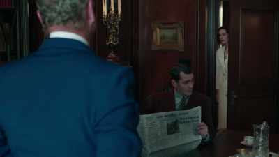 -(both chuckle)
-(knock on door) - The Last Tycoon