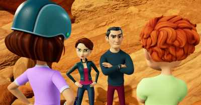 [both chuckling nervously] - Spy Kids: Mission Critical