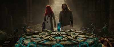 (BOTH CHUCKLING) - Aquaman