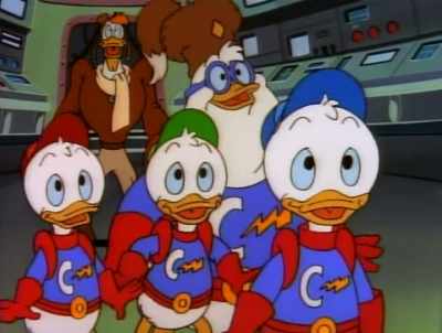 -[both] Come on, come on...
-HUEY: Almost there. - DuckTales