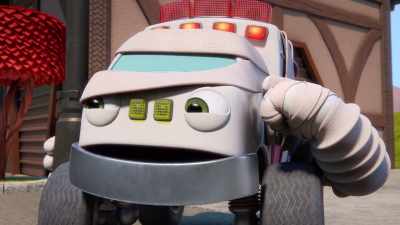 [both exclaim] - Mighty Monsterwheelies
