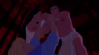 Both eyes open - Pocahontas