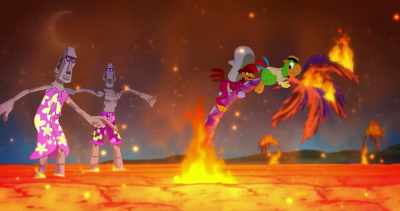 (both gasp) - Legend of the Three Caballeros