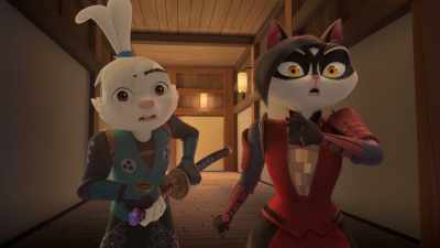 [both gasp] - Samurai Rabbit: The Usagi Chronicles