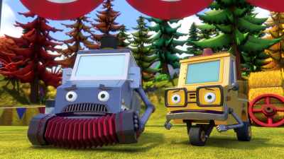 [both gasp] - Mighty Monsterwheelies