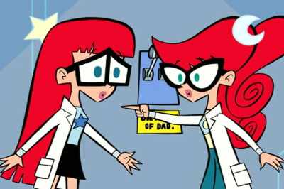 BOTH:
(GASP) The power's out - Johnny Test