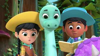 [both gasping] - Dino Ranch