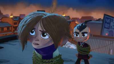 [both gasping, screaming] - Gremlins: Secrets of the Mogwai