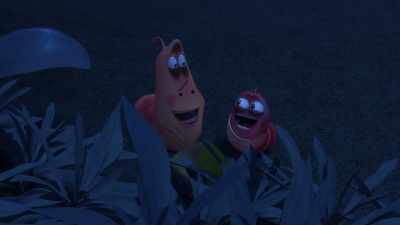 [both giggle] - Larva Family