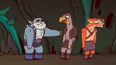 [both groan weakly] - ThunderCats Roar