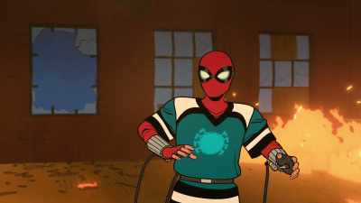 [both grunt] - Your Friendly Neighborhood Spider-Man
