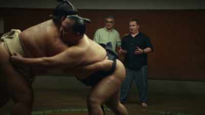 [both grunting, panting] - The Reluctant Traveler with Eugene Levy