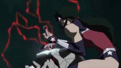 [BOTH GRUNTING] - Justice League: War