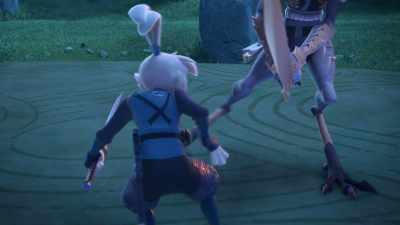[both grunting] - Samurai Rabbit: The Usagi Chronicles
