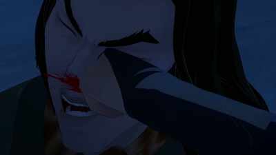 [both grunting] - BLUE EYE SAMURAI