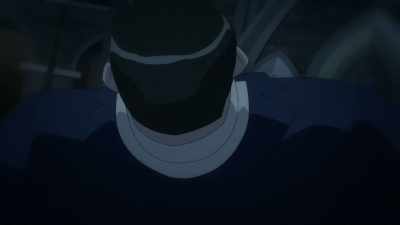 (both grunting) - Batman: The Doom That Came to Gotham