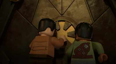 (BOTH GRUNTING) - Lego Star Wars Terrifying Tales