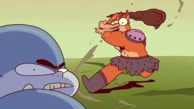 [both grunting] - ThunderCats Roar