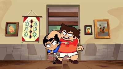 [ Both grunting ] - Victor and Valentino