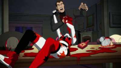 [both grunting] - Harley Quinn