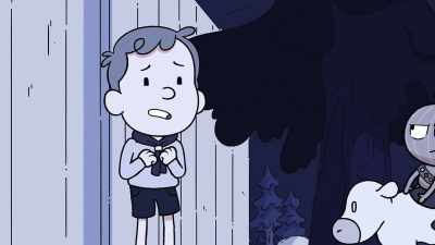 [both grunting] - Hilda