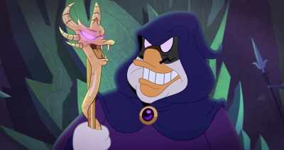 (both laugh evilly) - Legend of the Three Caballeros