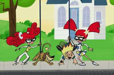 (BOTH LAUGH, SCREAM) - Johnny Test