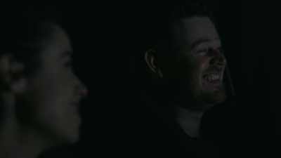 [both laughing loudly] - Miracle on Highway 34