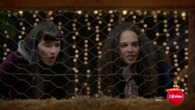 -[both laughing]
-ooh, sorry, mary b! - Under the Christmas Tree