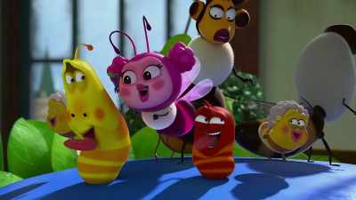 [both laughing] - Larva Family