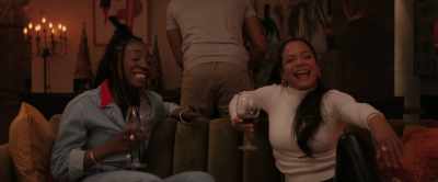 [both laughing] - Meet Me Next Christmas