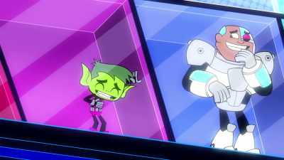 [both laughing] - Teen Titans Go! Vs  Teen Titans