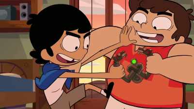 [ Both laughing ] - Victor and Valentino