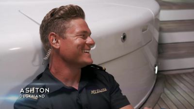 [both laughing]
- Seriously. - Below Deck