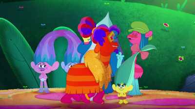 [both make shooting sound] - Trolls: TrollsTopia