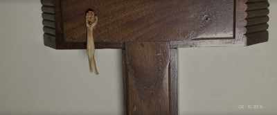 Both of the nails were
missing off the crucifix, - The Unbinding