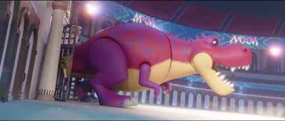 -(both screaming)
-(roaring) - Playmobil: The Movie