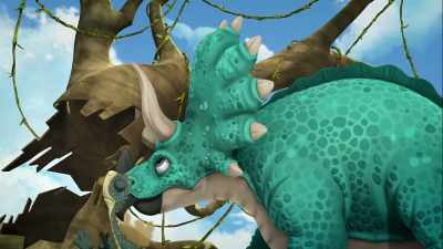 (both screaming) - Gigantosaurus