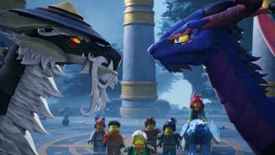 [both snarling] - LEGO Ninjago: Dragons Rising