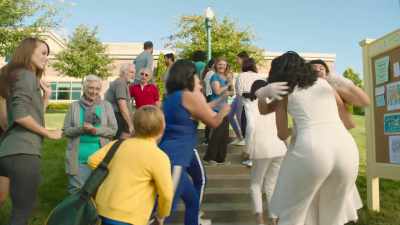 [ Both squeal ] - Three Busy Debras