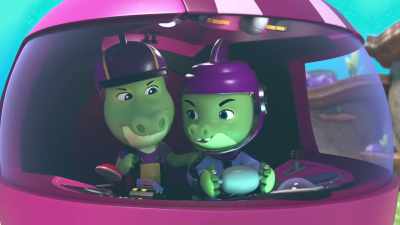 [both]
We do! [chuckling] - Top Wing
