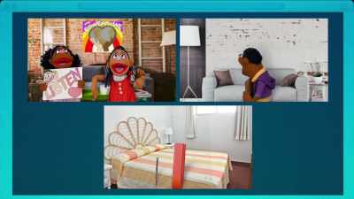 Both: ♪ You plus me
makes the Power of We ♪ - The Power of We: A Sesame Street Special