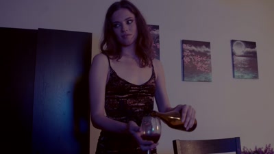 - (Bottle clinks)
- (Wine splashes) - Maid Droid