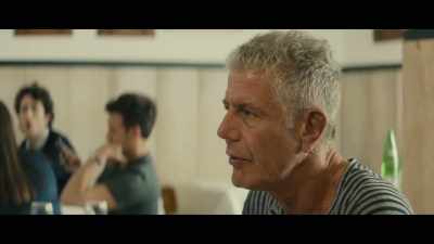 BOURDAIN: You know,
I'm happiest when life is - Roadrunner: A Film About Anthony Bourdain