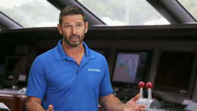 Bow thrusters are essential
on a vessel that big, - Below Deck Down Under