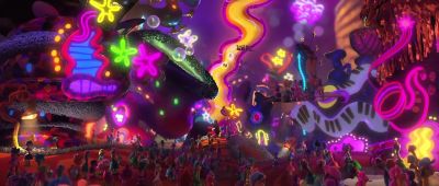 ♪ Bow-wow-wow,
yippie-yo-yippie-yay ♪ - Trolls World Tour