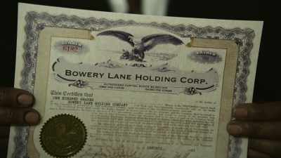 "Bowery Lane
Holding Corporation." - Godfather of Harlem