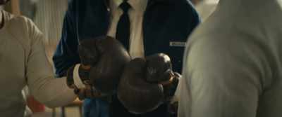 Boxers touch gloves, like this: - Big George Foreman