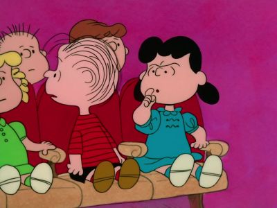 Boy this auditorium is packed with teachers and kids - You're Not Elected, Charlie Brown